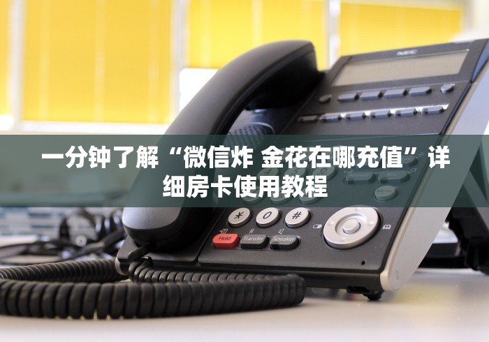 一分钟了解“微信炸 金花在哪充值”详细房卡使用教程